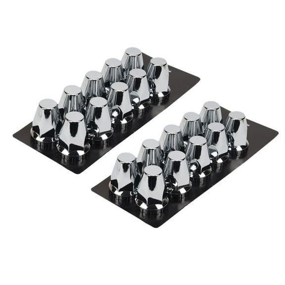 20 Pcs 33 MM Chrome Lug Nut Covers Replaces MW2203, Kenworth 001813, Newstar S-28681 S-28653, Peterbilt 001813
