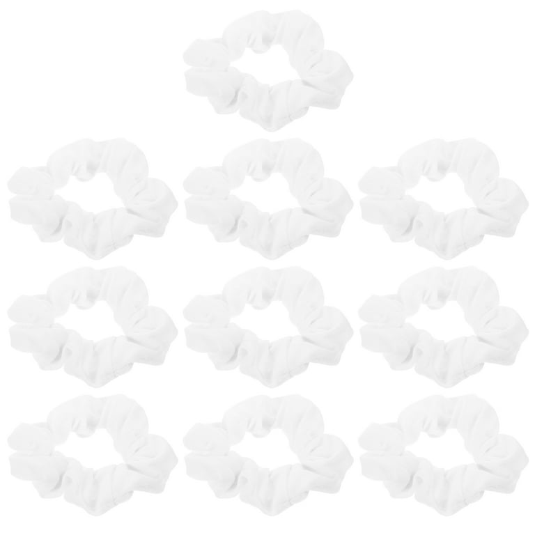 20 Pcs White Hair Band Headband Womens Accessories Lady Ropes Tie