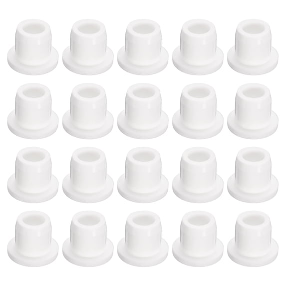 20 Pcs White Plug Holes, T11 Rubber Button Plug for 10 -11mm/0.39 -0.43" Hole