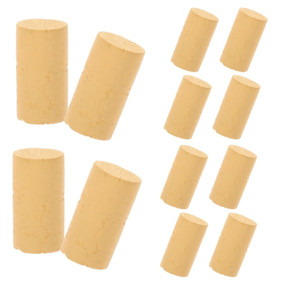 MLINS Cork Wine Bottle Stoppers for Decor Beige Color Excellent Sealing Effect Lightweight and 20pcs