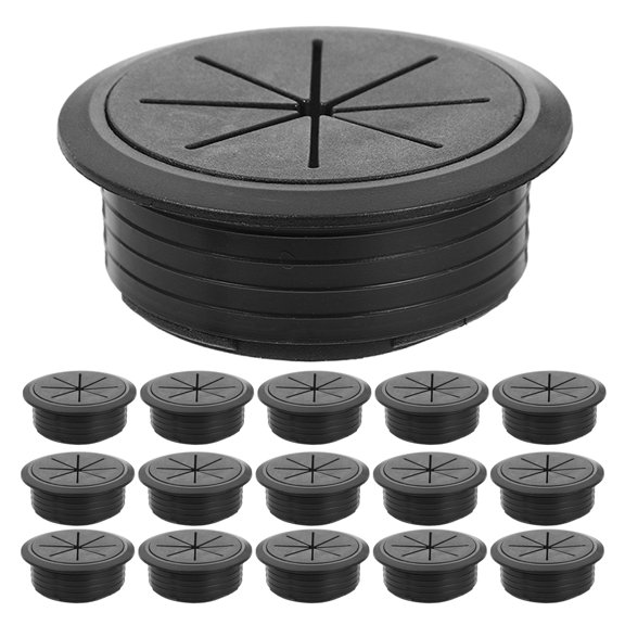 HINTRMENT Back to School Cord Hole Plugs Plastic 20Pcs Workplace Suitable