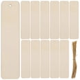 thumbnail image 1 of 20 Pcs Wooden Blank Bookmark Tag for Painting Personalized Xmas Gifts Ornament Bookmarks Record Separator Hanging Tags Unpainted Unfinished Rectangle, 1 of 6