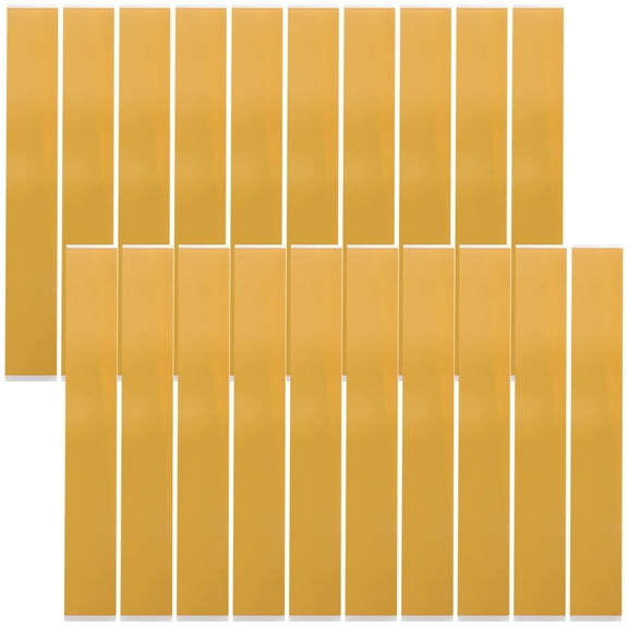 20 Pcs Zero Gap Woodworking Tape, Double Sided Strong Adhesive PVC Tape for Miter Saw Alignment, Precision Cutting, Carpentry Renovation, No Residue