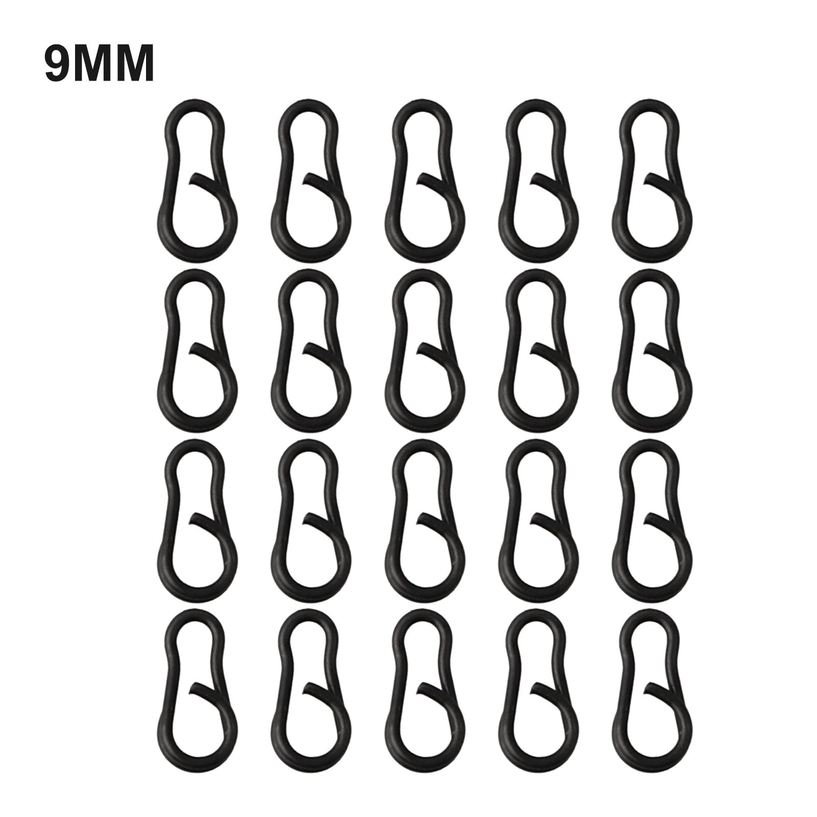 20pcs/lot Fishing Snap Clips Speed Links Swivel Hook Snap Carp Terminal