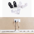 thumbnail image 1 of 20 Pcs/lot Self-Adhesive Cable Clips for Organize Cables Transparent Wire Cable Holder, 1 of 3