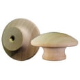 thumbnail image 1 of 20 Pcs of 1-3/4" End Grain Wooden Knobs w/ Insert, 1 of 1