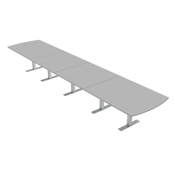 20 Person Arc Rectangle Modular Boardroom Table Power And Data Modules
