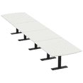 thumbnail image 1 of 20 Person Arc Rectangle Modular Boardroom Table Power And Data Modules, 1 of 5