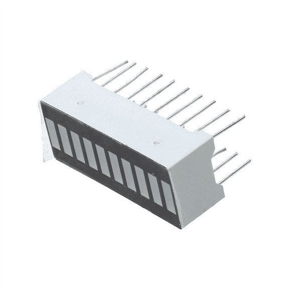 20-Piece 10-Segment Bar Graph Shows Red Digital LED Light Bar