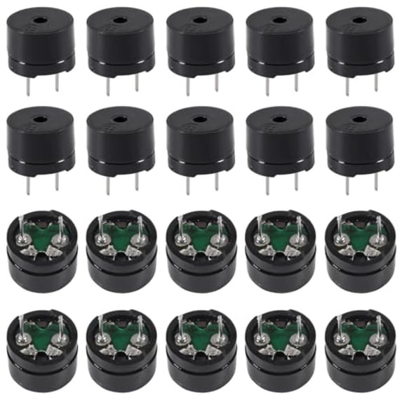 20 Piece 12085 Piezo Buzzer Set 42R For Safety Alarms And Appliance Electronics