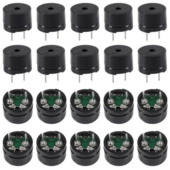 20 Piece 12085 Piezo Buzzer Set 42R For Safety Alarms And Appliance Electronics