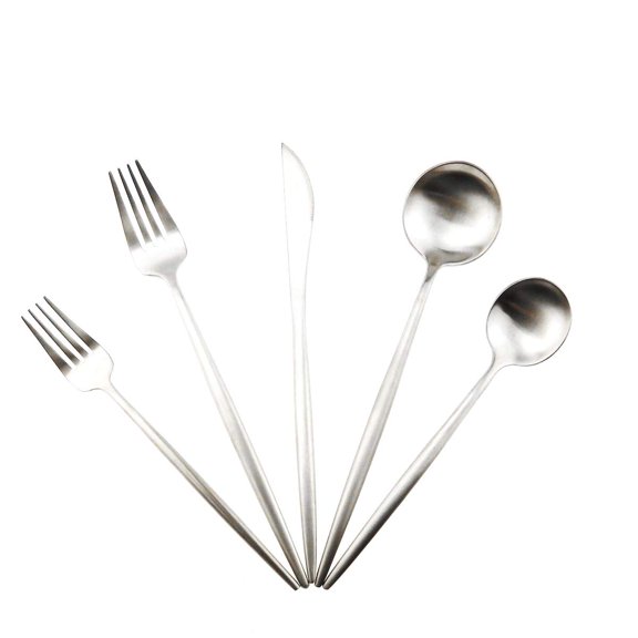 20-Piece 18/10 Stainless Steel Flatware Silverware, Include Knife Fork Spoon Service for 4,Healthy & Eco-Friendly