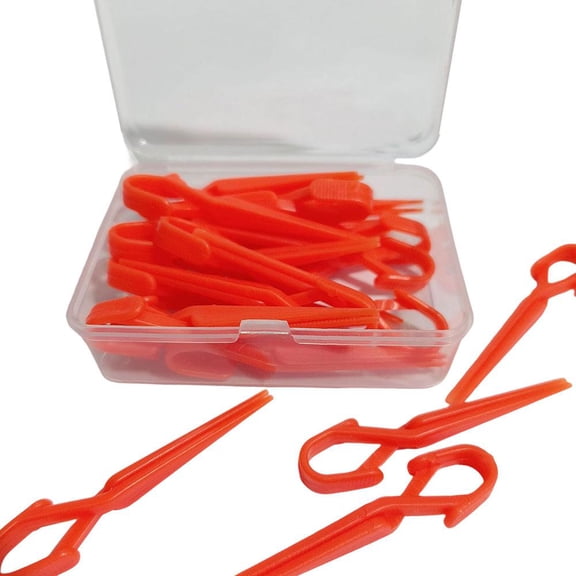 20-Piece Anti-Overflow Nail Clip Set For Gel Polish Application And Curing