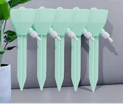 20-Piece Automatic Plant Watering System with Adjustable Flow Drip Emitters - No External Power Required, Plastic Drip Irrigation Kit for Indoor and Outdoor Potted Plants, Balcony Gardens,