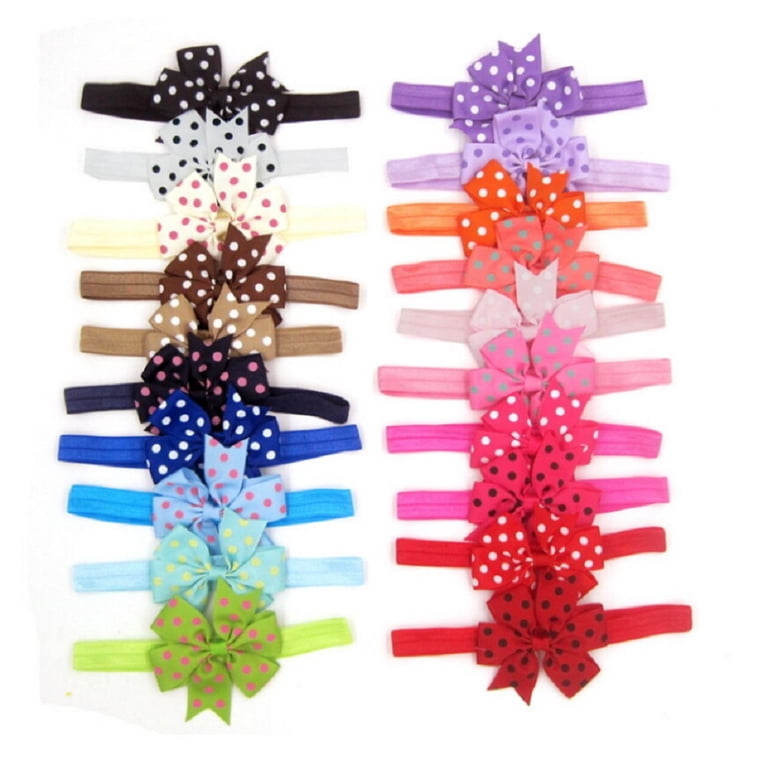 TIKA 20-Piece Boutique Baby Girl Newborn Hair Flower  display picture 3