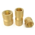 thumbnail image 1 of 20 Piece Brass Embedded Nut M6x20mmX8.3mm ., 1 of 5