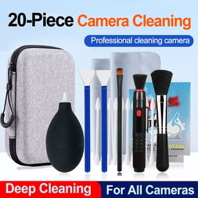 20-Piece Camera Cleaning KitA comprehensive cleaning tool for digital cameras, including lenses. Suitable for Sony/Fujifilm/Nikon/Canon/Pentax/Olympus/DSLR/SLR cameras. Contains four pieces for thor