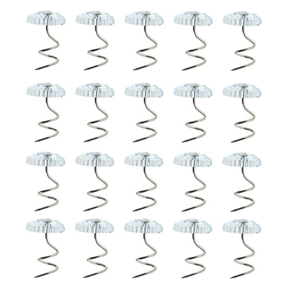 Furniture 20PC Clear Head Liner Car Roof Fabric Upholstery Screws Headliner Ceiling