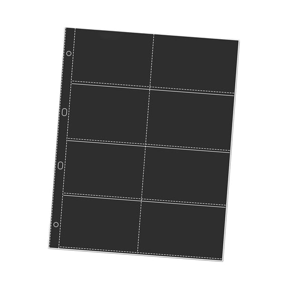 20 Piece Clear Photo Album Refill Page For Fan To Organize Concert Photocard Binder Pocket Sheet Protectors Sleeves