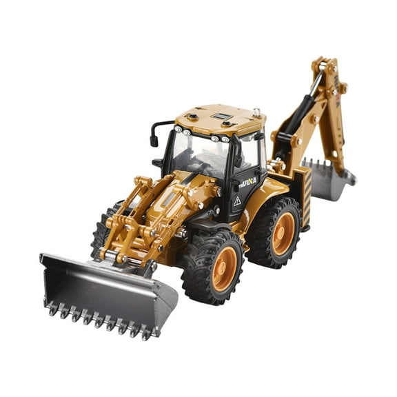 20-Piece Construction Truck & Road Play Mat Set: Toy Construction Vehicles & Costume with Hat for Boys & Girls, Includes 5 Small Metal Diecast Construction Vehicle Toys & Search Game