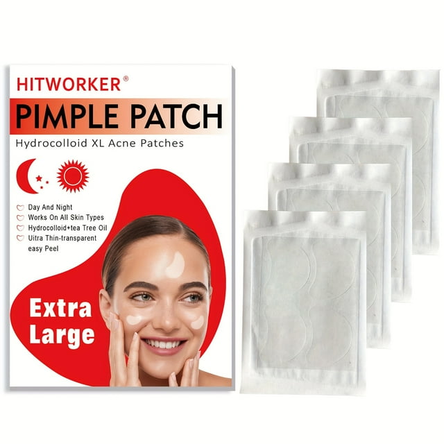 20Piece Extra Large Hydrocolloid Acne Patches FragranceFree