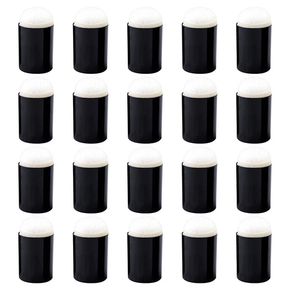 20 Piece Finger Painting Sponge Set With Handles For Kids Art And Craft Activities