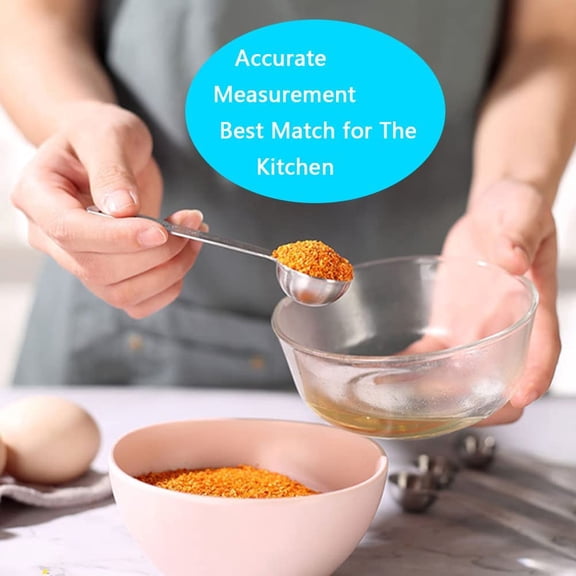 20-Piece Nesting Stainless Steel Measuring Cups and Spoons Set with Plastic Measuring Cup for Dry and Liquid Ingredients, Kitchen Cooking and Baking Tools, Accurate Measuring Gadgets