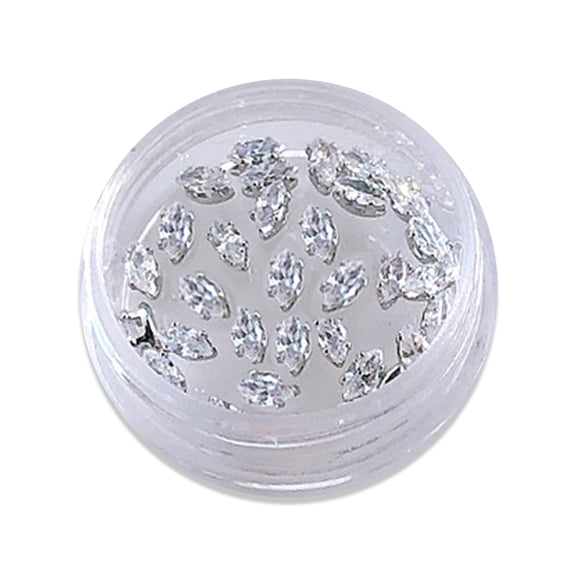 20-Piece Popular Nail Rhinestones Nail Crystals Shining Diamante Gems