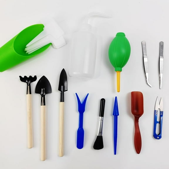 20 - Piece Premium Succulent Tools Set: All - in - One Mini Garden Kit for Transplanting, Pruning & Comprehensive Succulent Care in Miniature Gardening Projects