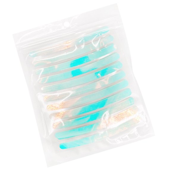 20-Piece Reflective Car Wheel Hub Stickers Night Light Decoration for Motorcycle Vehicle Wheel Rim Tire