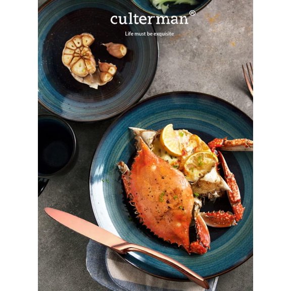 20 Piece Rose Gold Flatware Set - Modern Stainless Steel Cutlery with Elegant Design for Home & Kitchen