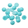 thumbnail image 1 of 20 Piece Round Blue Turquoise Gemstone Flatback Cabochon Charms Beads Embellishment For Jewelry Making Craft 6mm, 1 of 8