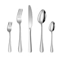 thumbnail image 1 of 20 Piece Silverware Set, Stainless Steel Flatware Cutlery Set for 4, Spoons and Forks Cutlery Set, Mirror Finish, Dishwasher Safe, 1 of 8