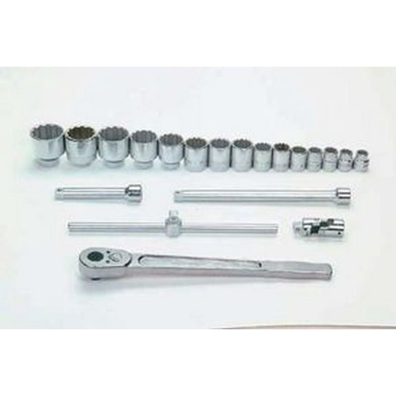 20 Piece Tool Set with TB-49 Metal Tool Box