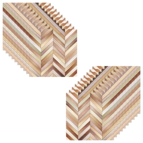 20 Piece Vintage Peel and Stick Backsplash PVC Tile, 15x15cm Stick on Wall Tiles for Backsplash Kitchen, Bathroom, Laundry Room, Camper, FireplaceStyle:Style3;