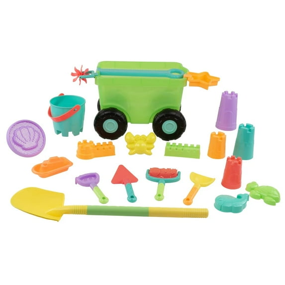20 Piece Sand and Water Fun Wagon Playset