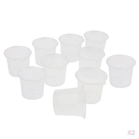 20 Pieces 25 Ml Transparent Measuring Cup Jug Kitchen