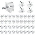 thumbnail image 1 of 20 Pieces 3 mm Shelf Pins Clear Support Pegs Cabinet Shelf Pegs Clips Shelf Support Holder Pegs for Kitchen Furniture, 1 of 3