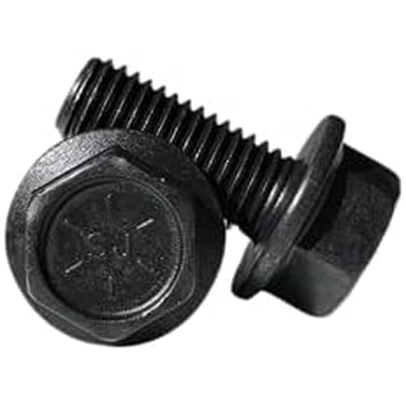 (20 Pieces) 5/8-11x1 1/2" Grade 8 Hex Flange Bolts Screws UNC Coarse Full Threads Zinc Phosphate & Oil$$Hardware