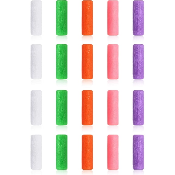 20 Pieces Aligner Tray Seaters Chewies for Aligner Trays Chompers Aligner Trays (Pink, Orange, Green, Purple, White)