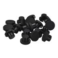 thumbnail image 1 of 20 Pieces Black Rubber Stopper, J13 Plug Holes for 12 -13mm/0.47 -0.51" Hole, 1 of 6