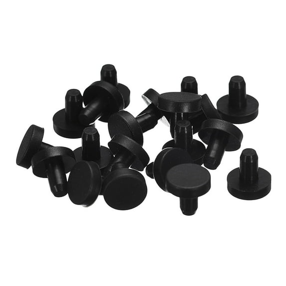 20 Pieces Black Rubber Stopper, J4 Plug Holes for 3.5 -4mm/0.14 -0.16" Hole