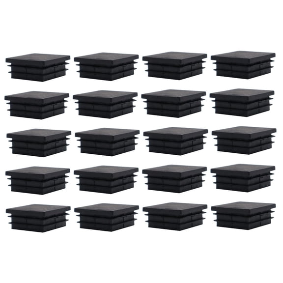 20 Pieces Chair Glide Insert End Cap Anti Scratch Tubing Post End Cap Furniture Finishing Plug for Fence Bar Stools Bench Feet Table Legs