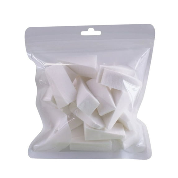 20 Pieces Cosmetic Sponges Latex Makeup Foam Wedges Foundation Beauty Tools Velour Makeup Puff Makeup Wedge Organic Cotton Puff Makeup Sponges Washer compatible with Machine Make up Sponge Circle Puff