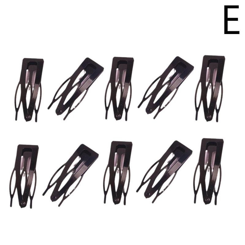 20 Pieces Double Grip Hair Clips Metal Snap Hair Clips Hair Barrettes