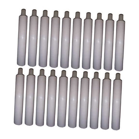 20 Pieces Empty Paint Tubes Aluminum Refillable 30ml Portable Storage for Artists Painting and Travel Use