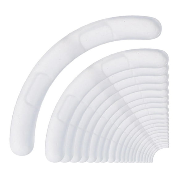 20 Pieces Eyelash Curler Refills Universal Rubber Long Last Replacement Pads transparent