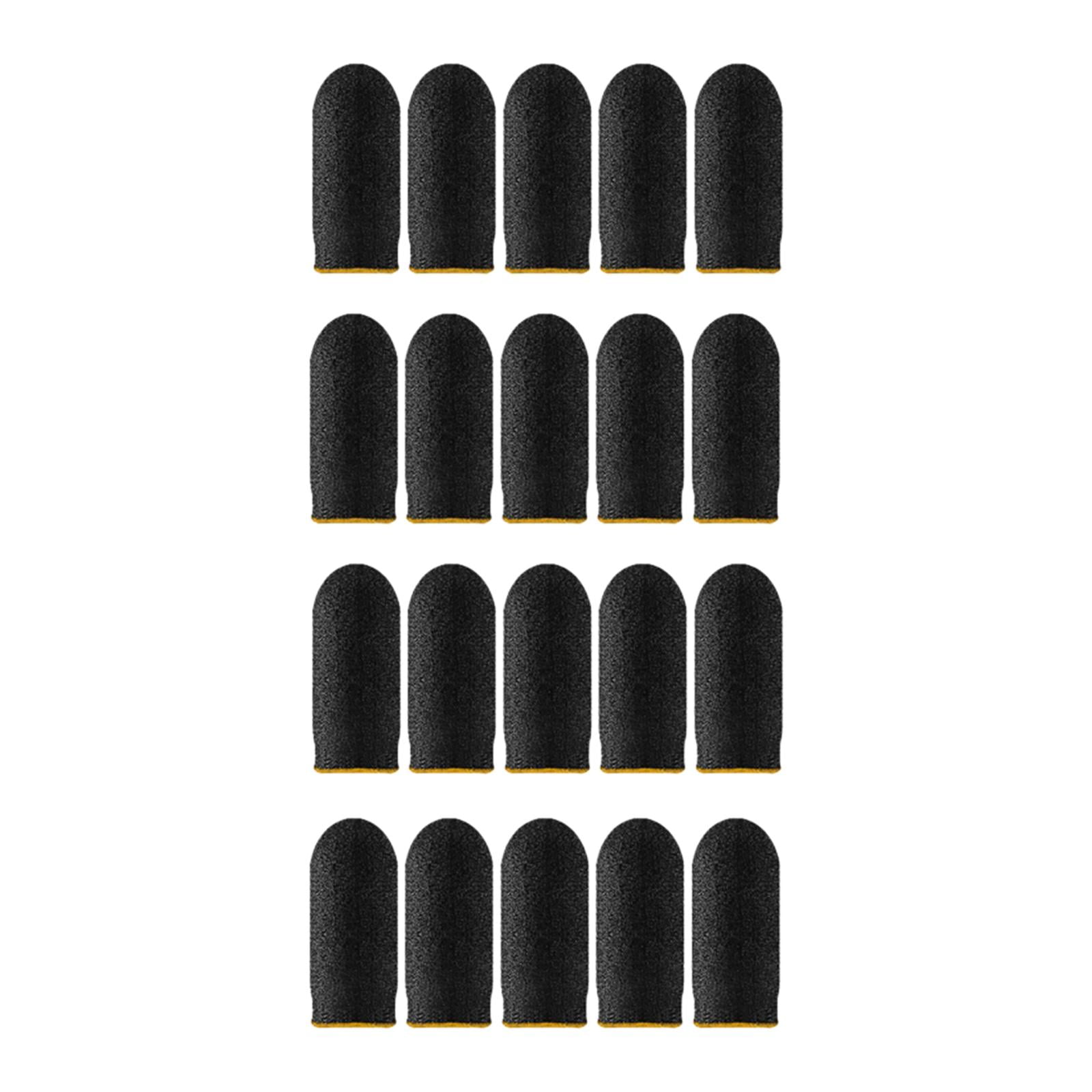20 Pieces Gaming Finger Sleeves Gamer Thumb Protector for Game , Yellow ...