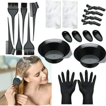 20 Pieces Hair Coloring Tools Hair Coloring Dyeing Kit Professional Salon Tool Hair Tinting Bowl, Dye Brush, Ear Cover, TIFOR, Hairpin for DIY Hair Color