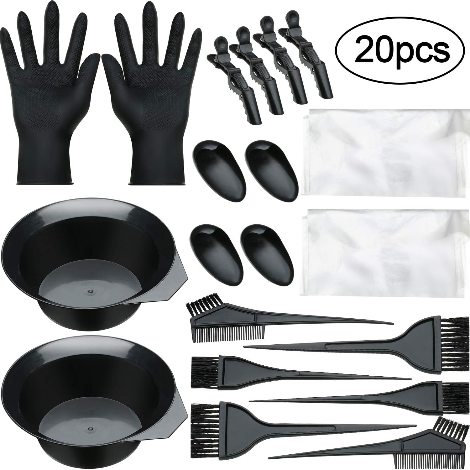 Yibaijia Set Of 3 Hair Dye Brush Set, Colour Brush For Hair Dyeing, Hair Colour Brush, Hair Dye